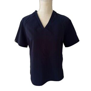 Figs Dark Blue‎ Kangaroo Pocket Scrub Top Size Small W19SW1011